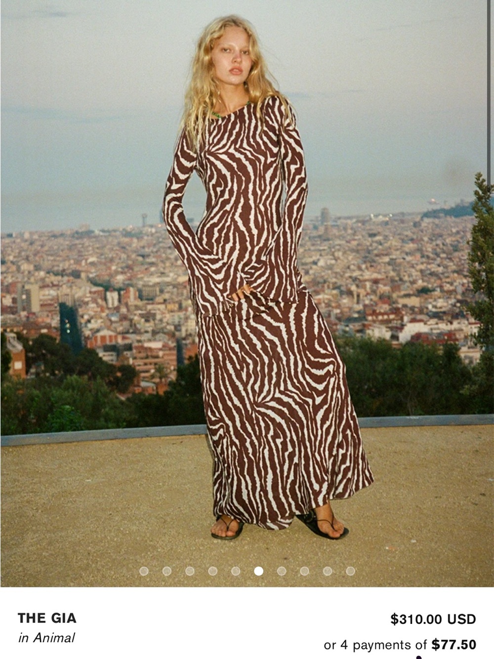 Realisation Par The Gia Maxi Dress in Animal